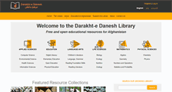 Desktop Screenshot of darakhtdanesh.org